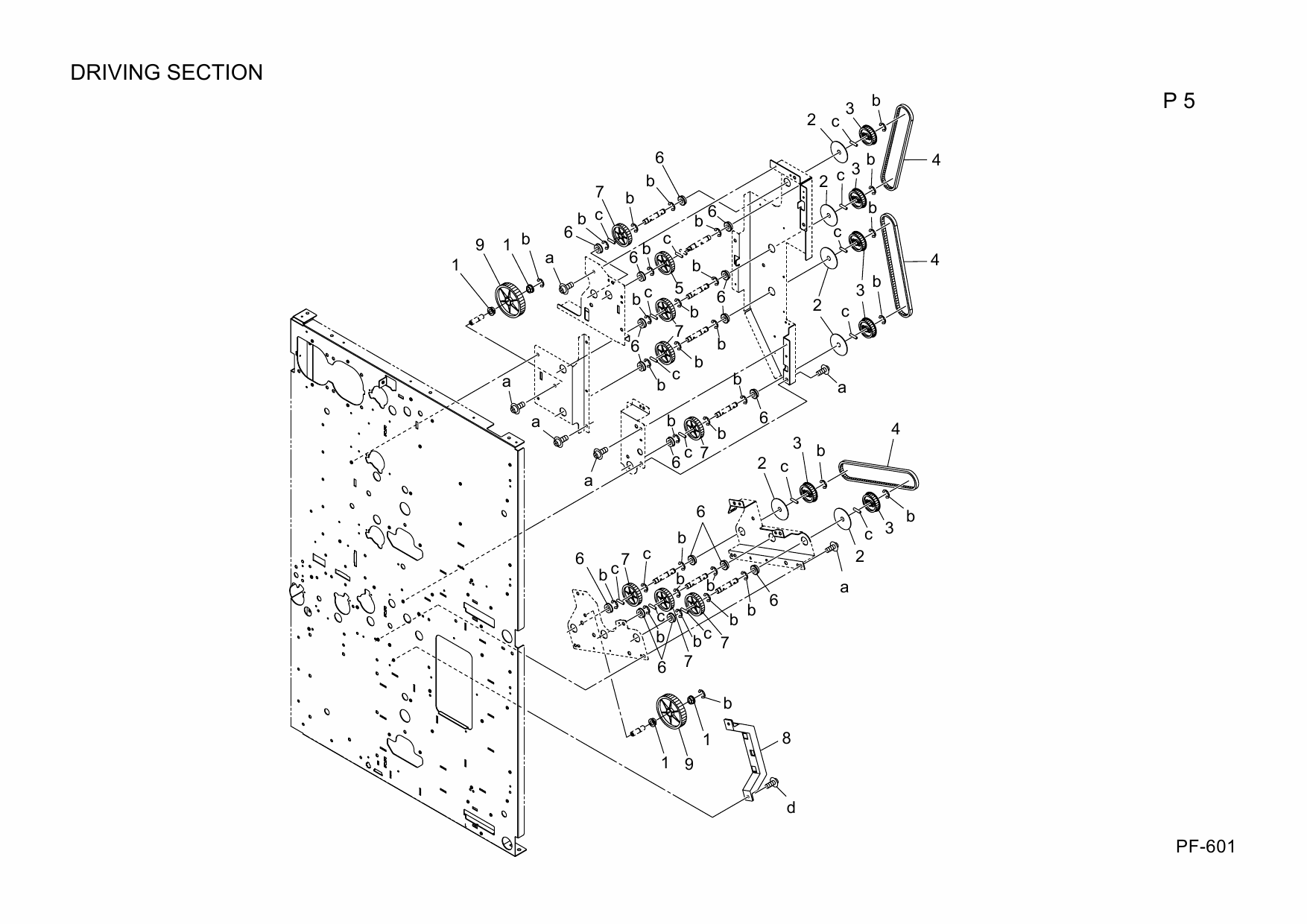 Konica-Minolta Options PF-601 A03X Parts Manual-2